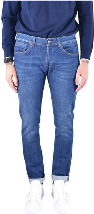 Dondup George Skinny Jeans - Heren - Slim Fit Jeans - Blauw - W33 - Katoen - Jeans
