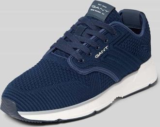 GANT Sneaker aus Leder-Textil-Mix Modell Beeker in Marine, Gr&ouml;&szlig;e 40