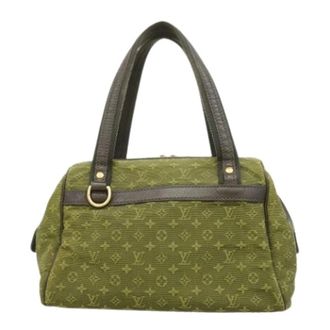 Louis Vuitton Pre-owned Handbags, female, Green, Size: ONE SIZE Pre-owned Canvas louis-vuitton-bags