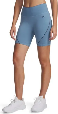 Under Armour Vanish Seamless Bike Shorts in Blue /Navy /Washed Navy at Nordstrom, Size X-Small