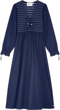 Fab By Fabienne Chapot Elouise Jurk - Dames - Casual kleedjes - Blauw - L - Katoen - Kleedjes