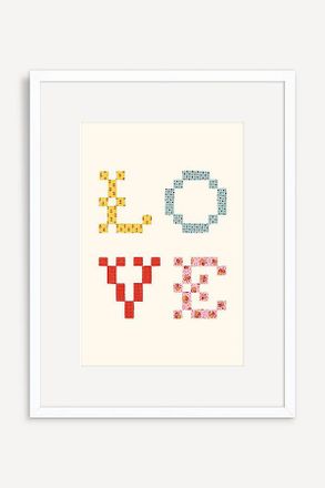 Artfully Walls Love Applique Quilt Wall Art