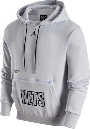 Nike Jordan Air Jordan NBA Brooklyn NETS Hoodie Grey DR7008-043