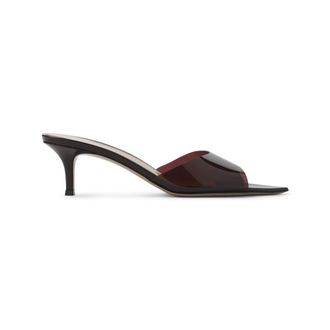 Gianvito Rossi Elle 55 Mules - Dames - Muiltjes - Bruin - 37 1/2 EU - Leer - Schoenen