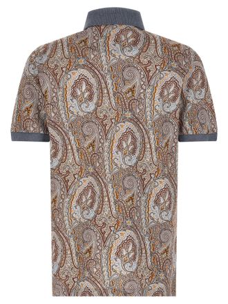 Etro Arnica Paisley Print Polo Shirt - Multicolor