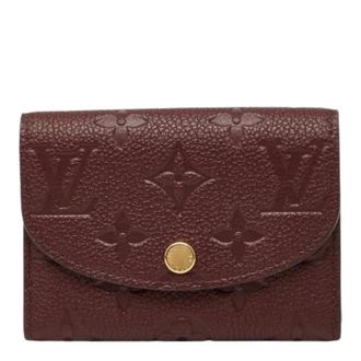 Louis Vuitton Pre-owned Wallets, female, Brown, Size: ONE SIZE Pre-owned Monogram Empreinte Business Card Case