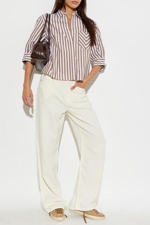 Rag & Bone Shirt With Pocket, Womens, White
