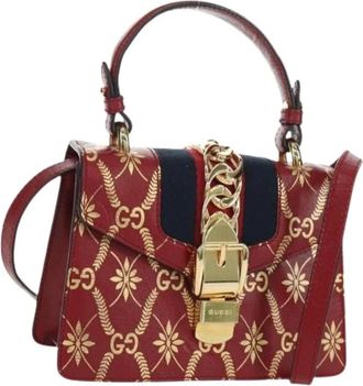 Gucci Pre-owned Handbags, female, Red, Size: ONE SIZE Pre-owned Vintage Hand Bag