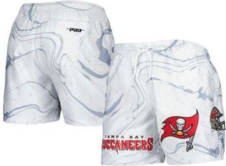 Pro Standard Mens Pro Standard White Tampa Bay Buccaneers Allover Marble Print Shorts at Nordstrom, Size Xx-Large