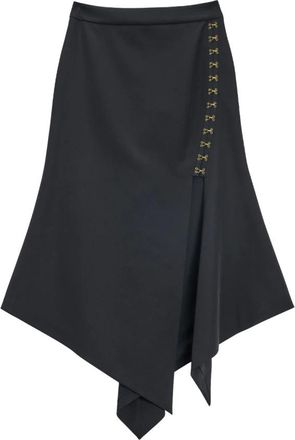 Just Cavalli Midi Skirts, female, Black, S, Gonna Hooks
