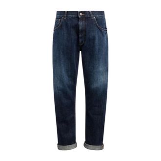 Dondup Loose-fit Jeans, male, Blue, Size: W33 Loose-fit Jeans