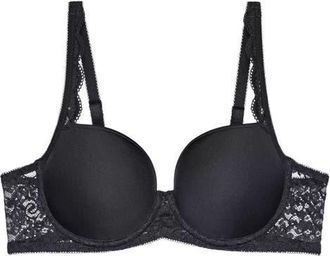 Triumph Amourette Wired Padded Bra in Black at Nordstrom, Size 36Dd