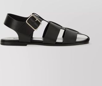 Aeyde strappy open toe flat sole sandals