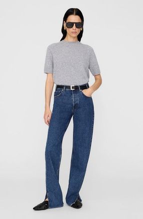 Anine Bing Jackson Sweater in Medium Heather Grey at Nordstrom, Size X-Small
