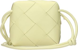Bottega Veneta Kassetten-Umh&auml;ngetaschen f&uuml;r Damen, Leder in Gelb/Eiscreme