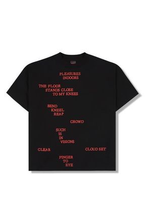 Pleasures Indoors Graphic T-Shirt in Black at Nordstrom, Size Xx-Large