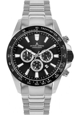 Jacques Lemans 1-2140E Mens Liverpool Watch - Silver - One Size
