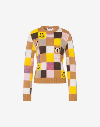 Moschino Wool and cashmere blend pullover - Multicoloured