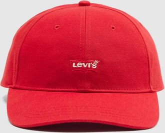 Levi's Gorra Housemark - Mujer - One Size - Rojo / Urban Red Twill