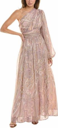 Line & Dot Gianni Maxi Dress In Pink