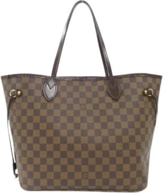 Louis Vuitton Pre-owned Tote Bags, female, Brown, Size: ONE SIZE Pre-owned Neverfull MM Tote Bag