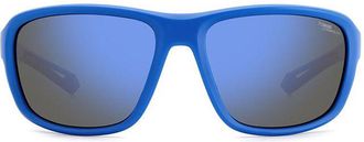 Polaroid PLD 7049/S Polarized FLL/QG Mens Sunglasses Blue Size 62