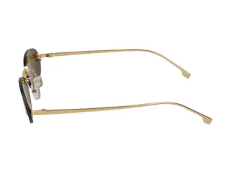 MAISON FENDI FE4075US Gold-Tone Metal Frame Sunglasses - Gold