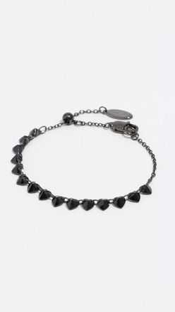 Bimba & Lola Hearts Crystals Bracelet in Black at Nordstrom