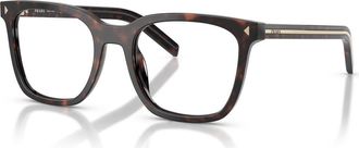 Prada 52mm Rectangle optical glasses in Tortoise at Nordstrom