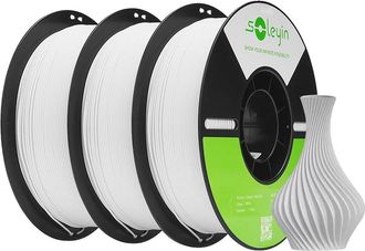 OEM Filamento Para Impresora 3d, 1,75 Mm De Di&aacute;metro, Material Ecol&oacute;gico, Blanco, 3 Kg