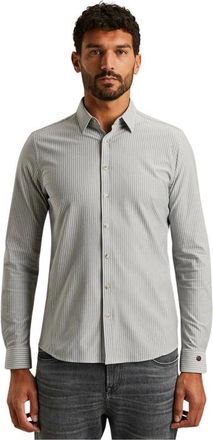 Cast Iron Heren, Overhemden, Grijs, Maat: XL Jersey