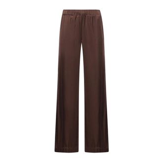 ottod'Ame Wijde broek - Dames - Broeken - Bruin - Maat: XS