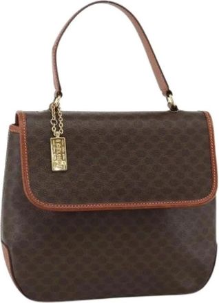 Celine Pre-owned Plastic Hand Bag - Dames - Vintage Handtas - Bruin - ONE Size - Leer - Vintage