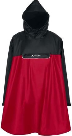 Vaude Valero Poncho Hardshelljacke - Unisex | rot
