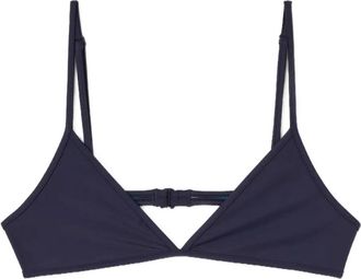 Sunnei Top bikini a triangolo reversibile - Blu