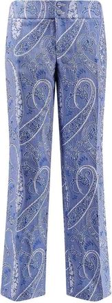Etro Trousers With Iconic Print