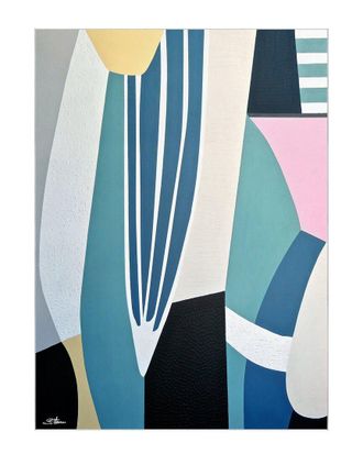 Empire Art Direct Soften The Edge Washable Geometric Art Area Rug