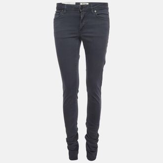 Acne Studios Grey Denim Skinny Low Lucy Jeans S/waist