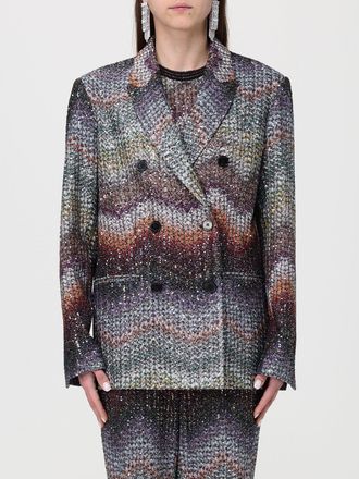 Missoni Blazer a doppiopetto in viscosa a zig zag Missoni