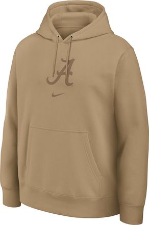 Nike Alabama Washed Club Nike Mens College Pullover Hoodie in Brown | 16TW2FEABN-8R4