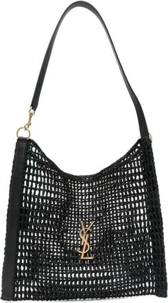 Saint Laurent Tote Bags, male, Black, Size: ONE SIZE BV Oxalis W Rafia Big 1000