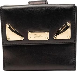 Gucci Pre-owned Wallets, female, Black, Size: ONE SIZE Pre-owned Vintage Wallet