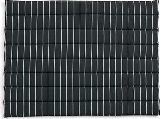 HAY Outdoor Market Sofasitzkissen, schwarz mit beigen Streifen