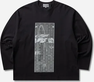 Cav Empt Men s Washed MD Wirecutter Longsleeve T-Shirt Black