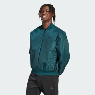 adidas Mens Stadium Bomber - Forest Green - Size X-Large