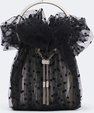 Jimmy Choo London Bon Bon point desprit bucket bag