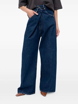 Darkpark Jeans Ines con frange - Blu