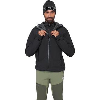 Mammut Crag Hs Hooded Jacket - Mens in Black at Nordstrom, Size X-Large