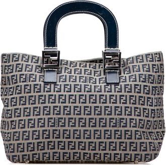 Fendi Pre-owned Fendi Small Zucchino Canvas Twins Tote Ladies 2119 26793 089