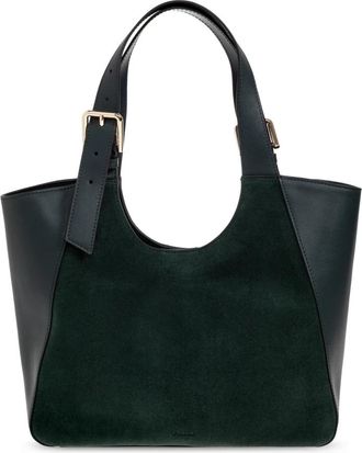 Furla Dora Medium Bag - Dames - Shoppers - Groen - ONE Size - Leer - Tassen